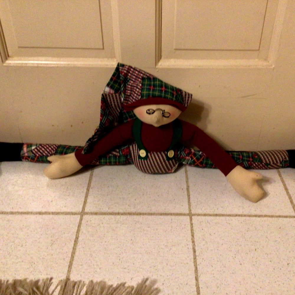 Christmas Elf Door Stop